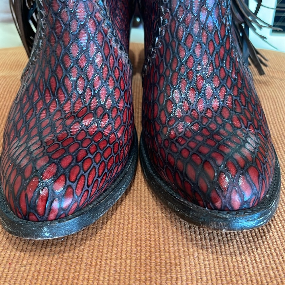 Old Gringo Adela Ankle Cowboy Boots 8.5 - Picture 2 of 7